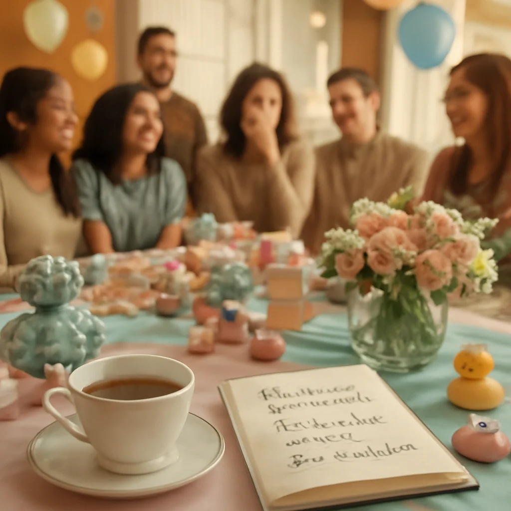 Ideias de perguntas para chá de bebê