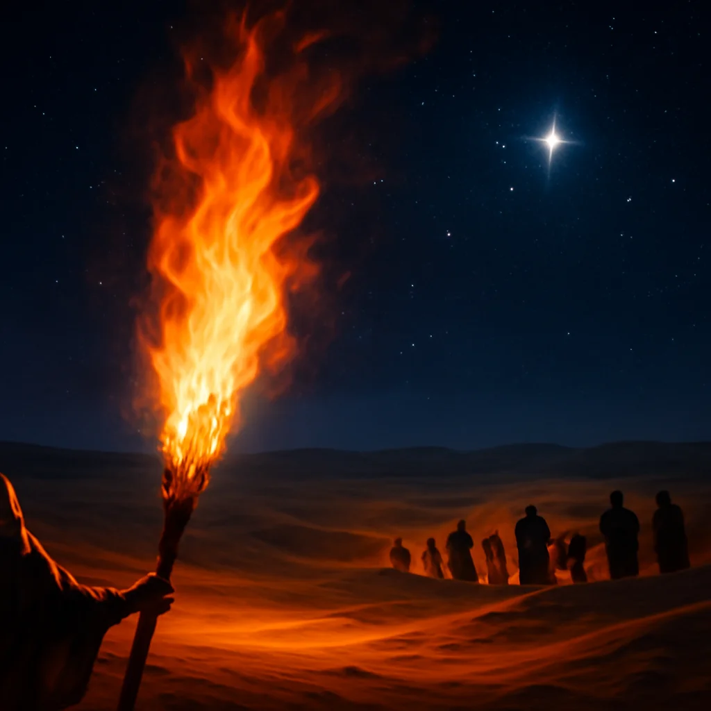 O que a bíblia fala sobre tocha de fogo